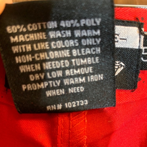 Brooklyn State Red w/Blk Splash Biker Zipper Stacked Slim Jeans Men's 5X 44X30+ - Picture 7 of 8